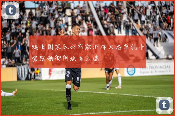 瑞士国家队公布欧洲杯大名单扎卡索默领衔阿坎吉入选